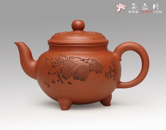 紫砂壶图片：陆路晴 清水泥 大彬如意 - 宜兴紫砂壶网