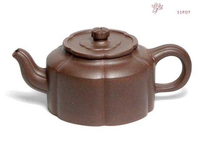 紫砂壶图片：梅花筋囊 360CC - 宜兴紫砂壶网