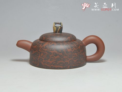 紫砂壶图片： 古井友情  300CC  绞泥 - 宜兴紫砂壶网