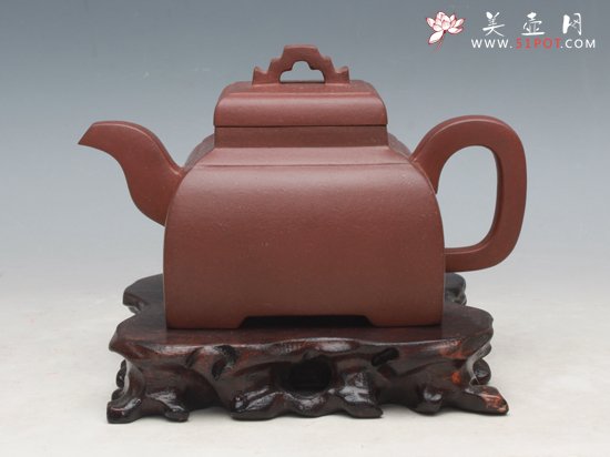 紫砂壶图片：四方桥鼎 - 宜兴紫砂壶网