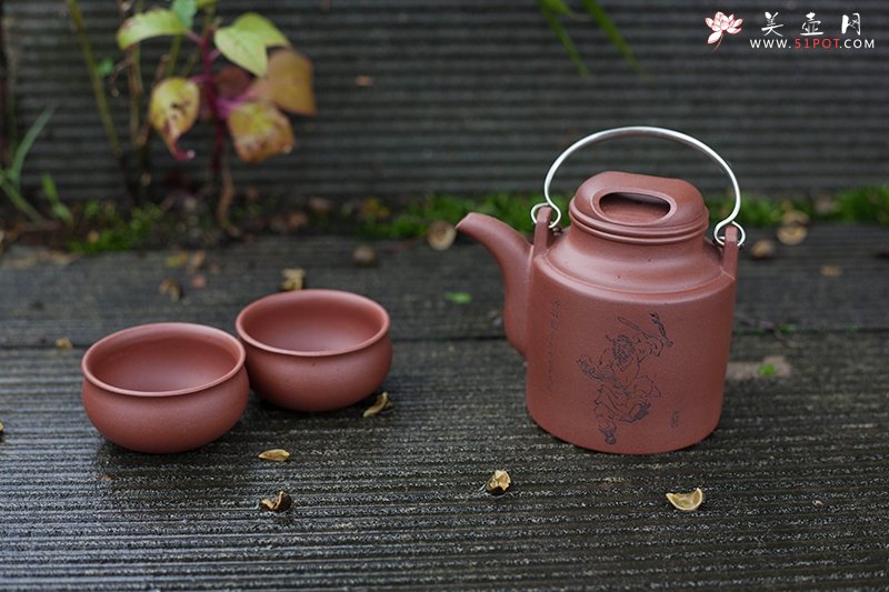 紫砂壶图片：洋桶壶 - 宜兴紫砂壶网