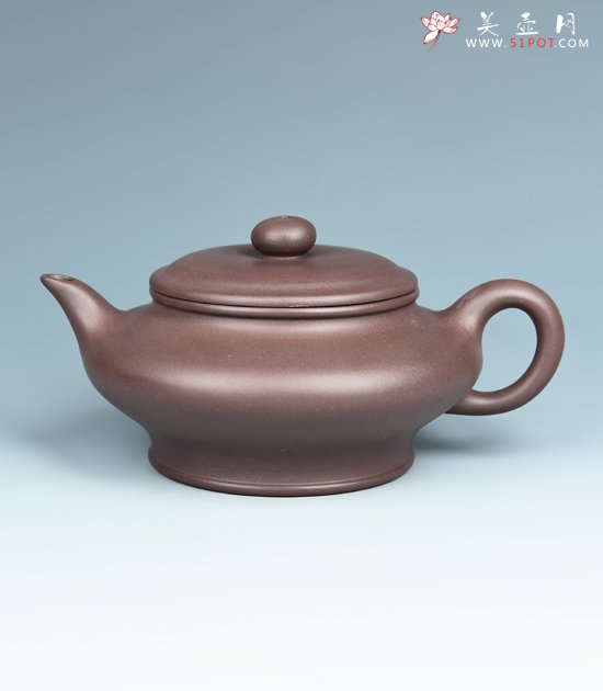 紫砂壶图片：虚扁 - 宜兴紫砂壶网