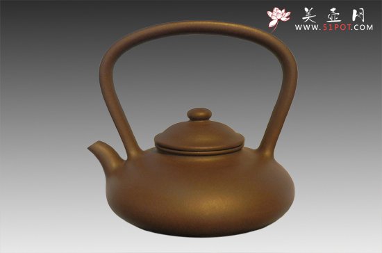 紫砂壶图片：长春提梁 - 宜兴紫砂壶网