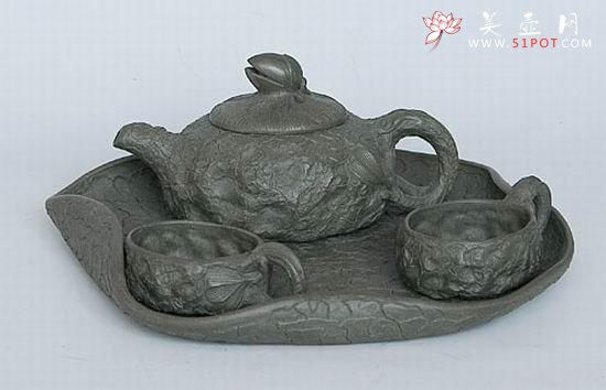 紫砂壶图片：银杏供春 - 宜兴紫砂壶网