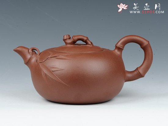 紫砂壶图片：竹韵 - 宜兴紫砂壶网