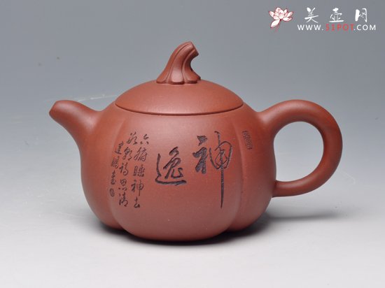 紫砂壶图片：南瓜壶 - 宜兴紫砂壶网