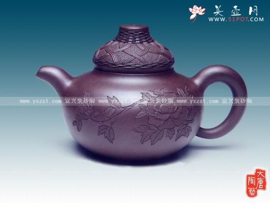 紫砂壶图片：宝顶壶 - 宜兴紫砂壶网