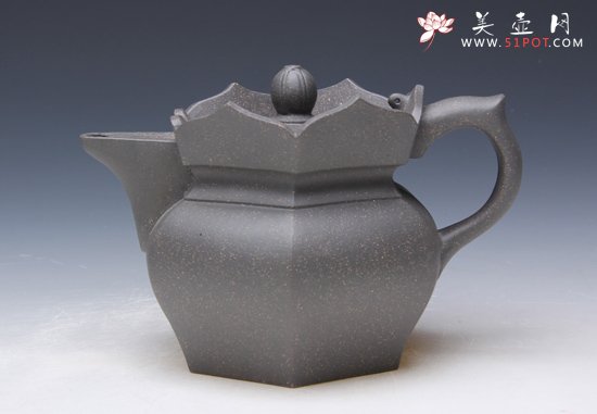 紫砂壶图片：僧帽 - 宜兴紫砂壶网