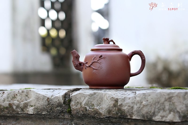 紫砂壶图片：江南三式松 - 宜兴紫砂壶网