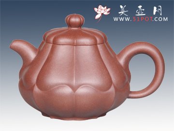 紫砂壶图片：方圆棱花 - 宜兴紫砂壶网