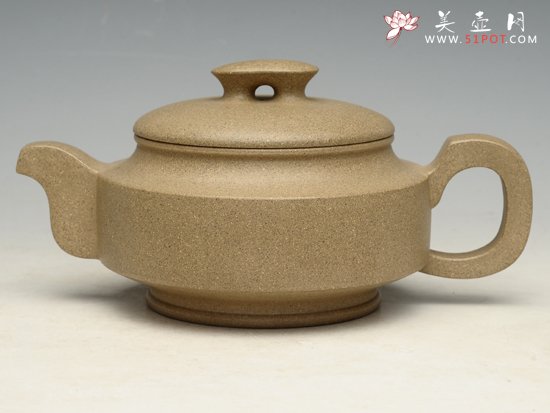 紫砂壶图片：玉璧 泥料：段泥 350cc - 宜兴紫砂壶网