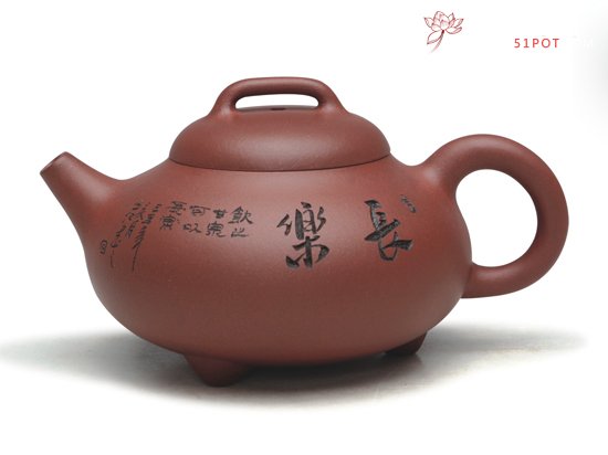 紫砂壶图片：桥顶石瓢 - 宜兴紫砂壶网