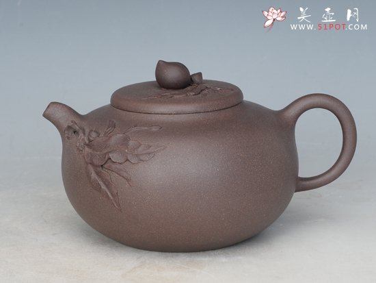 紫砂壶图片：寿桃 - 宜兴紫砂壶网