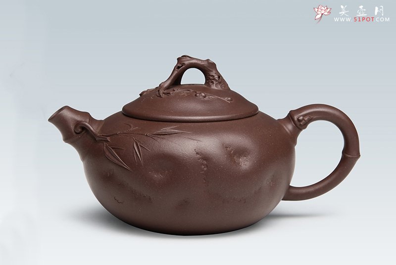紫砂壶图片：梅竹供春 - 宜兴紫砂壶网