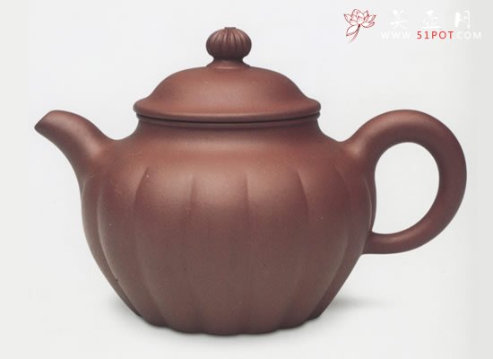 紫砂壶图片：半菊壶 - 宜兴紫砂壶网