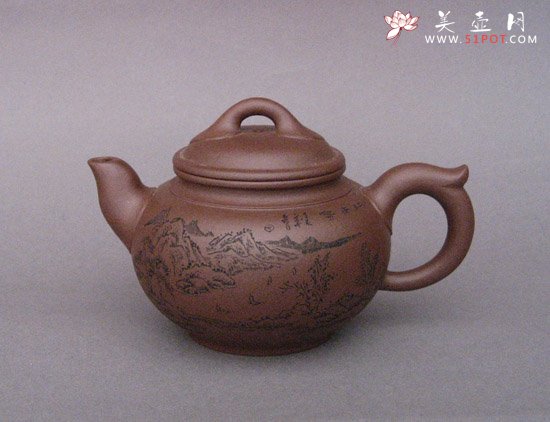 紫砂壶图片：心心相印壶 - 宜兴紫砂壶网