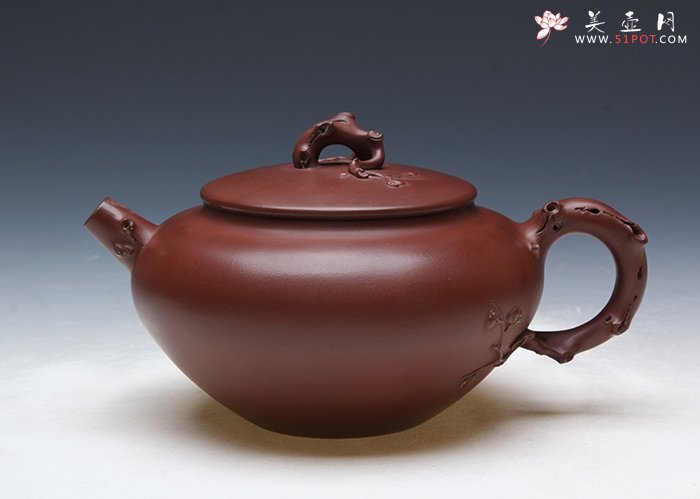 紫砂壶图片：梅雪争春系列  - 宜兴紫砂壶网