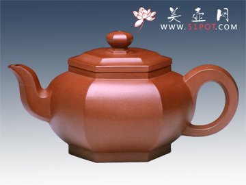 紫砂壶图片：汉六方 - 宜兴紫砂壶网