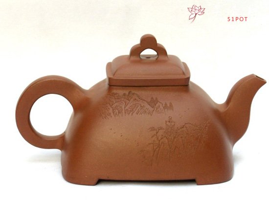 紫砂壶图片：畅怀（反面） - 宜兴紫砂壶网