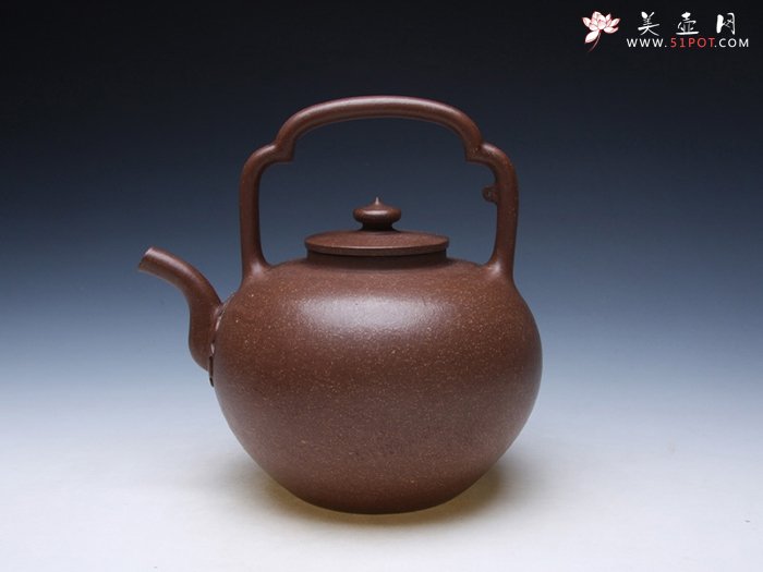 紫砂壶图片：吴径提梁 - 宜兴紫砂壶网