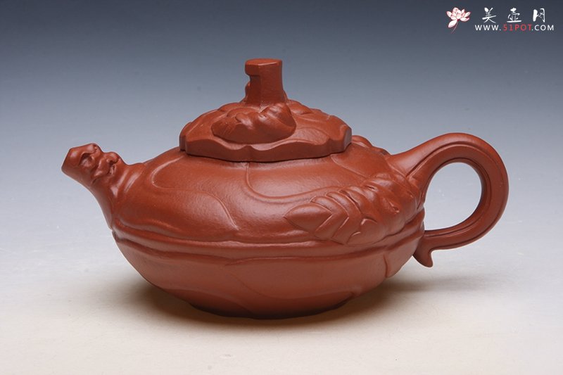 紫砂壶图片：风捲葵 - 宜兴紫砂壶网