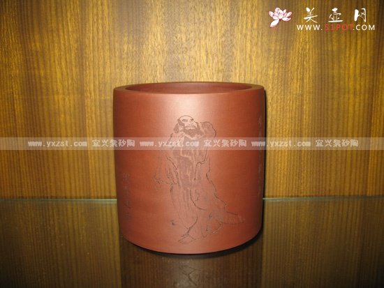 紫砂壶图片：大笔筒 - 宜兴紫砂壶网