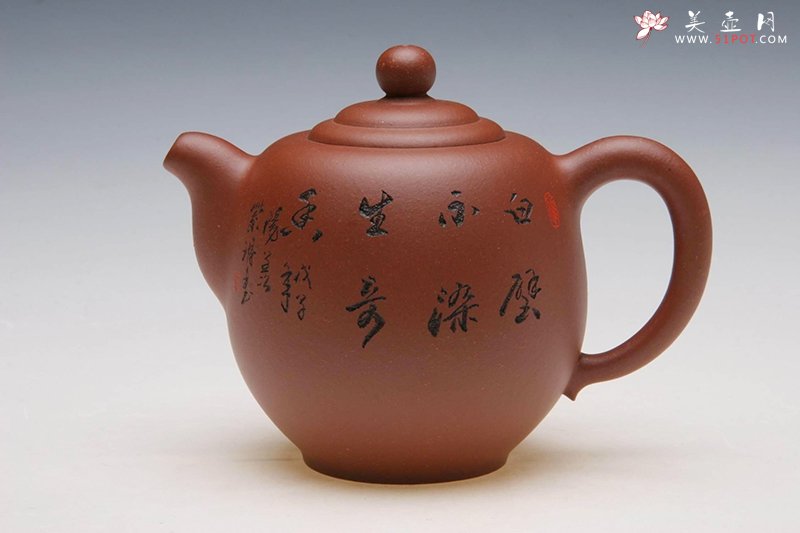 紫砂壶图片：亭亭玉立壶 - 宜兴紫砂壶网