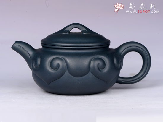 紫砂壶图片：仿古如意 - 宜兴紫砂壶网
