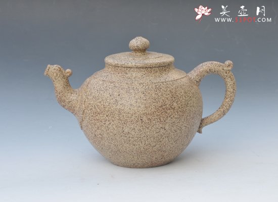 紫砂壶图片：龙凤吉祥(鹌鹑蛋) - 宜兴紫砂壶网