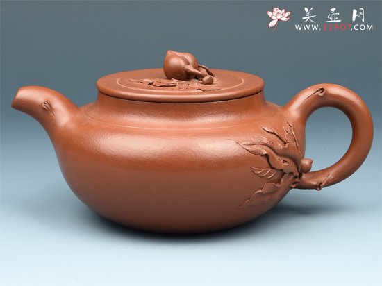 紫砂壶图片：桃叶 - 宜兴紫砂壶网