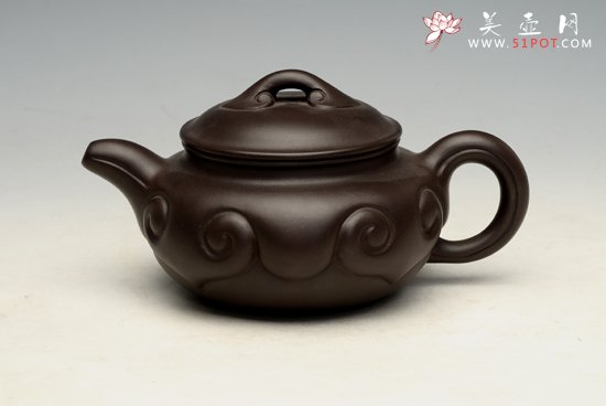 紫砂壶图片：仿古如意 - 宜兴紫砂壶网