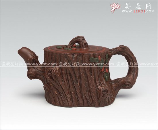 紫砂壶图片：锦松 - 宜兴紫砂壶网