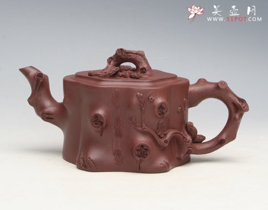 紫砂壶图片：松竹梅 - 宜兴紫砂壶网