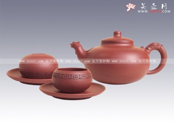 紫砂壶图片：龙凤呈祥 - 宜兴紫砂壶网