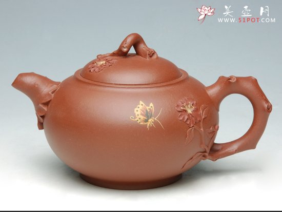 紫砂壶图片：国色天香 - 宜兴紫砂壶网
