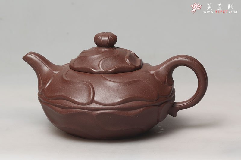 紫砂壶图片：小风卷葵 - 宜兴紫砂壶网