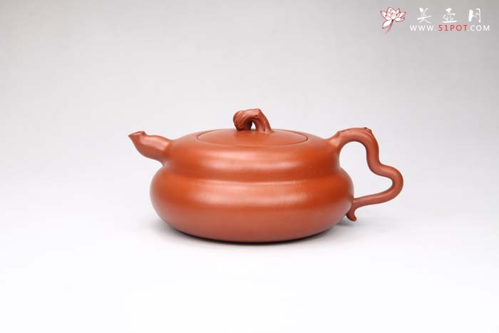 紫砂壶图片：福禄 朱泥 - 宜兴紫砂壶网