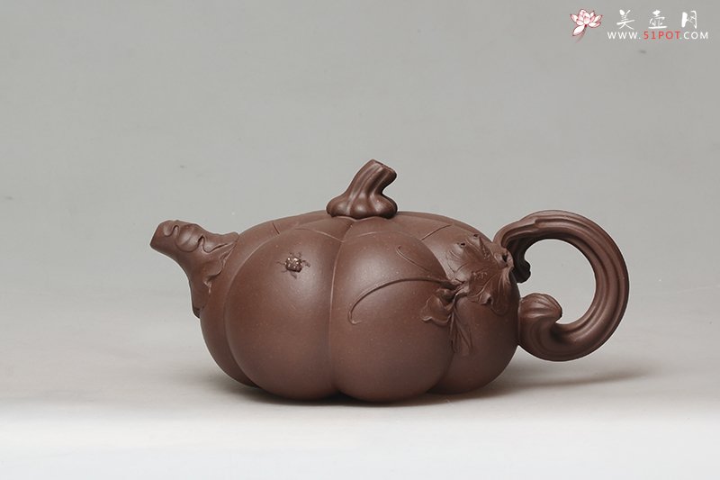 紫砂壶图片：南瓜 - 宜兴紫砂壶网
