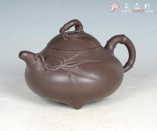 紫砂壶图片：竹趣 - 宜兴紫砂壶网