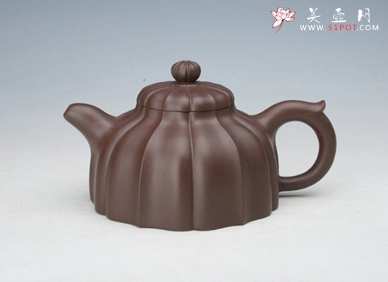 紫砂壶图片：半菊 - 宜兴紫砂壶网