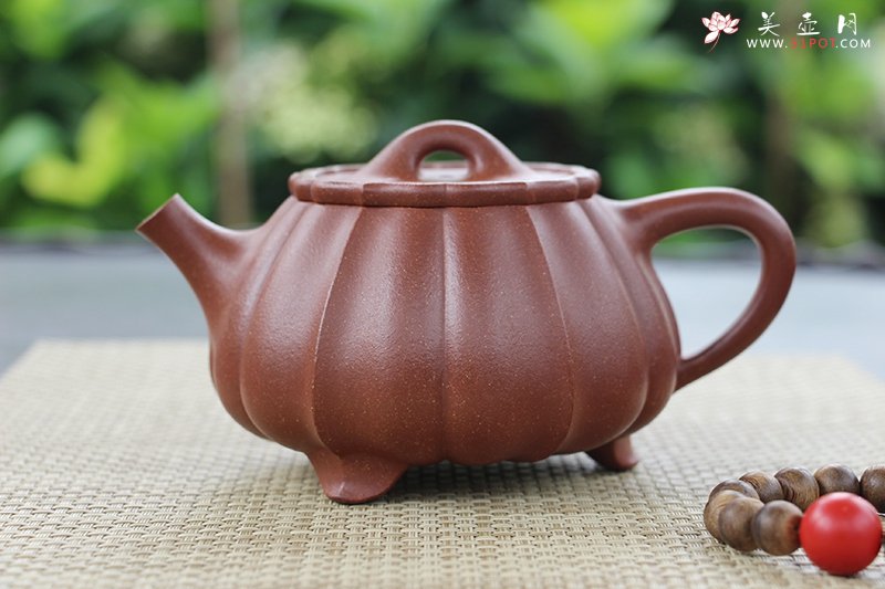 紫砂壶图片：筋纹石瓢 - 宜兴紫砂壶网
