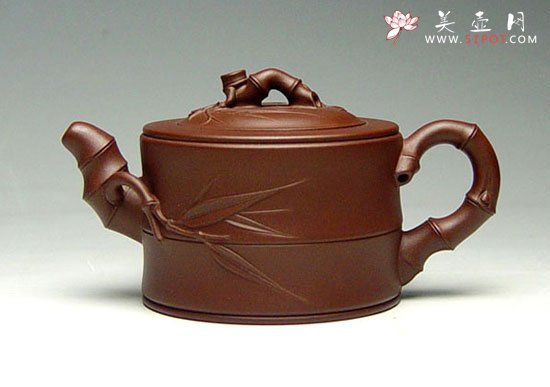 紫砂壶图片：高竹鼓 - 宜兴紫砂壶网