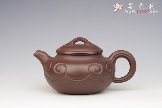 紫砂壶图片：云肩如意 - 宜兴紫砂壶网