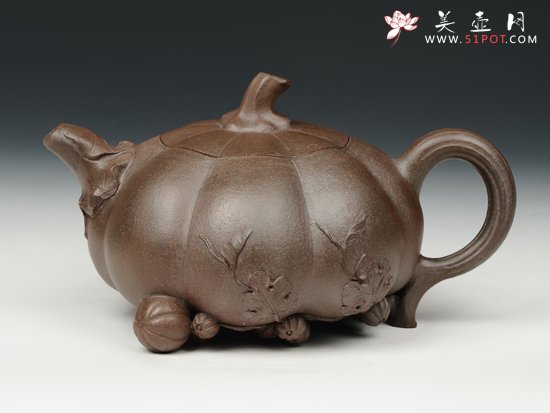 紫砂壶图片：遍地金瓜 - 宜兴紫砂壶网