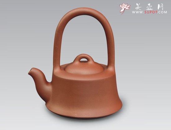 紫砂壶图片：石铫提梁 - 宜兴紫砂壶网