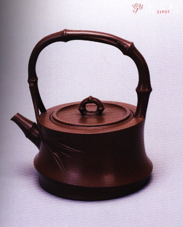 紫砂壶图片：提竹壶 - 宜兴紫砂壶网