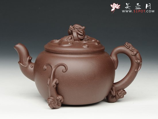 紫砂壶图片：九龙神韵 - 宜兴紫砂壶网