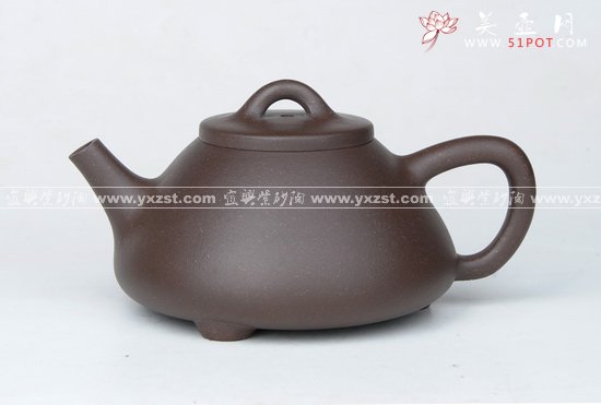 紫砂壶图片：子冶石瓢 - 宜兴紫砂壶网
