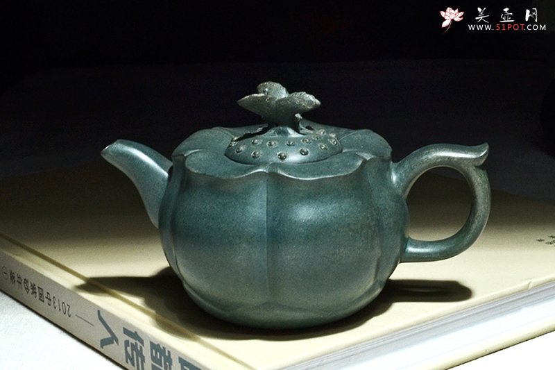 紫砂壶图片：蝶莲花 - 宜兴紫砂壶网