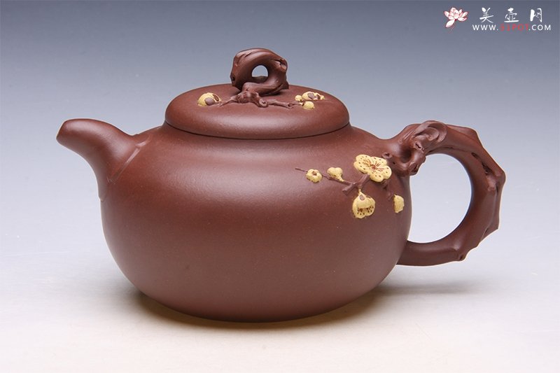 紫砂壶图片：凝梅 - 宜兴紫砂壶网